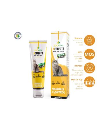 Zoovital Hairball Malt Paste Hairball Prevention 100gr + Sterile Paste Vitamin 100gr For Neutered Cats - Buy Online on GoSupps.com