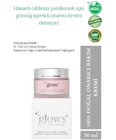 Glows Silver Therapy Repairing Body Hand and Face Care Cream 50ml