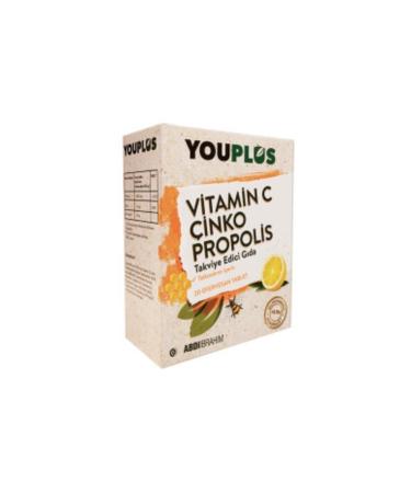 Youplus Vitamin C Zinc And Propolis 20 Effervescent Tablets - Buy Online on GoSupps.com