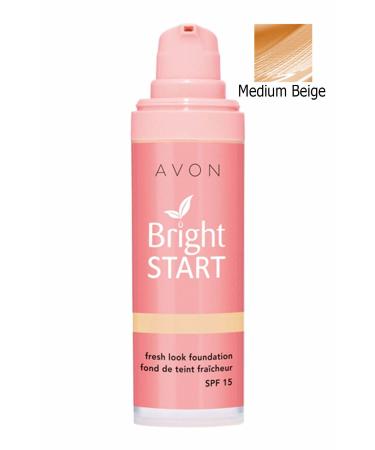 Avon Bright Start Refreshed Look Foundation Medium Beige 8681298460121