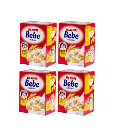 Ulker Baby Biscuits 3200 Gr 12 Vitamin Box Set of 4