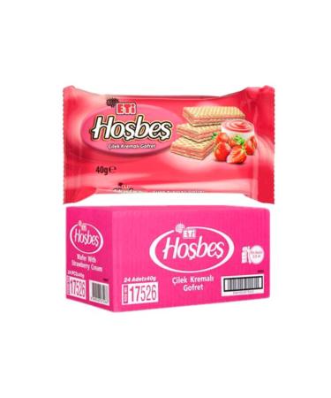Eti Hosbe Strawberry Wafer 40 g x 24