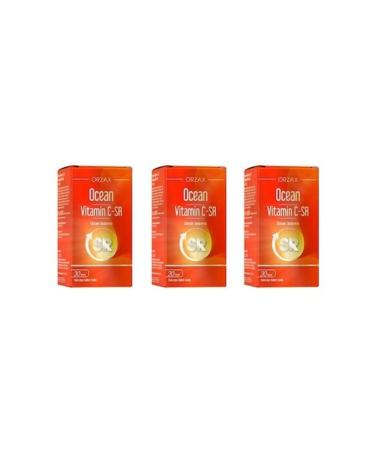 Ocean Ocean Vitamin C Sr 500 Mg 30 Tablets 3 Pieces Skt:08/2023