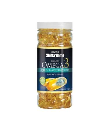 Shiffa Home Omega-3 Fish Oil 200 Capsules