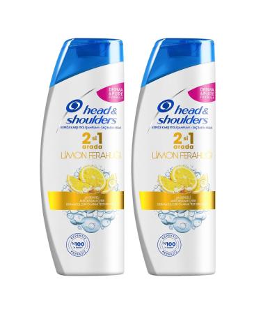 Head And Shoulders Lemon Fresh Shampoo 400 ml 2 in 1 * 2 Pieces