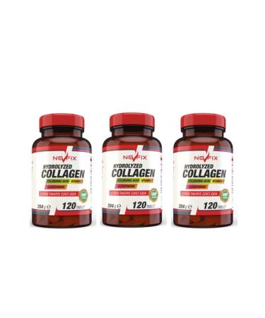 Nevfix Collagen (Collagen) Hyaluronic Acid 120 Tablets X 3 Box 360 Tablets
