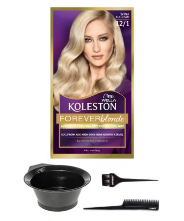 Wella Koleston 12/1 Kit Ash Blonde Hair Coloring Set
