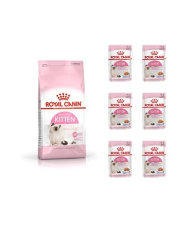Royal Canin Kitten 2 Kg. + 6 Kitten Wet Food