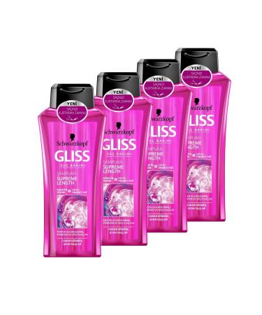 Gliss 360ml Supreme Length Shampoo * 4 Pieces