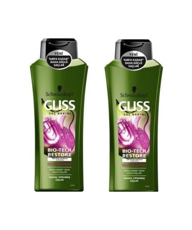 Gliss Bio Tech Restore Shampoo 525 ml 2 Pieces