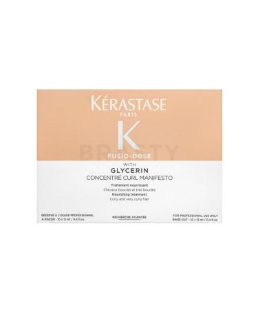 Kerastase Concentre De Forme Curl and Very Curly Hair Fusio-dose 10 X 12 Ml