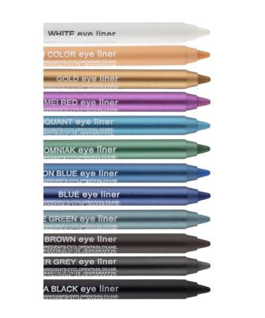 BEENFY 12 Colors Neon Ultra Oil Gel Eyeliner Colorful Eyeliner