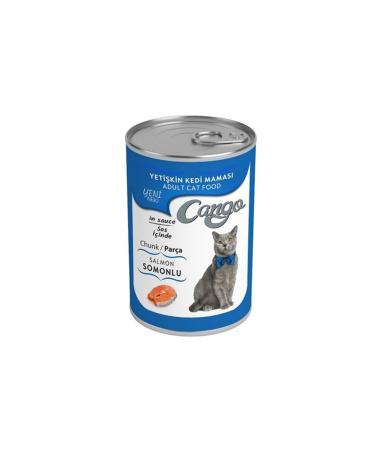 Cango Adult Wet Cat Food Salmon 415 Gr X 10 Pieces
