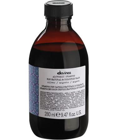 Davines Alchemic Shampoo Silver Platinum and Purple Shampoo for Cool Tones 280ml 67228 8004608259053.