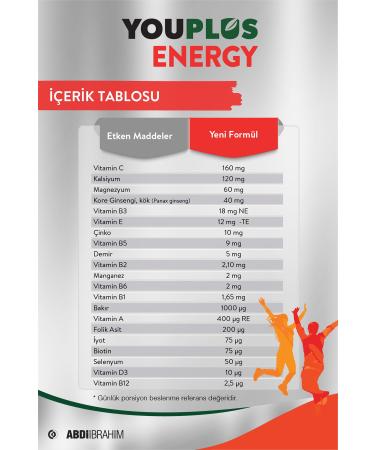 Youplus Multi Ener-g Multivitamin 2 X 30 Tablets - Buy Online on GoSupps.com