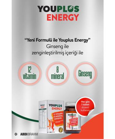 Youplus Multi Ener-g Multivitamin 2 X 30 Tablets - Buy Online on GoSupps.com
