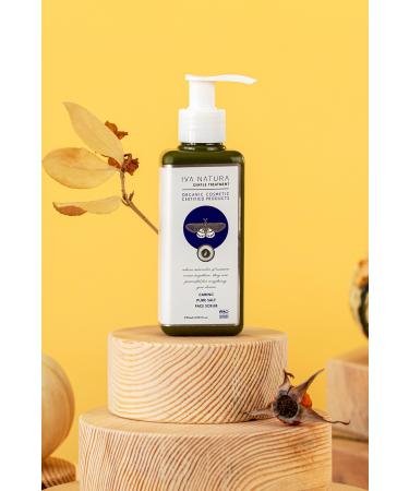Iva Natura Purifying Facial Peeling with Olive Seed and Mineral Salt 125ml - Buy Online on GoSupps.com