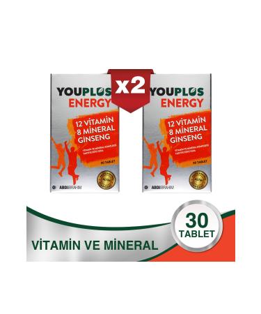 Youplus Multi Ener-g Multivitamin 2 X 30 Tablets