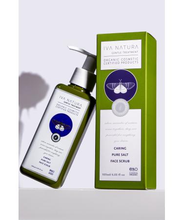 Iva Natura Purifying Facial Peeling with Olive Seed and Mineral Salt 125ml - Buy Online on GoSupps.com