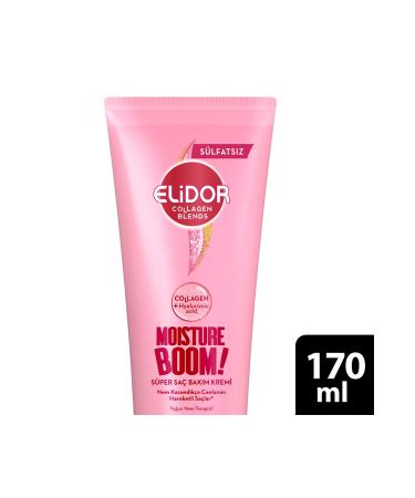 Elidor Collagen Blends Sulfate-Free Super Hair Conditioner Moisture Boom Intensive Moisture Therapy 170 Ml - Buy Online on GoSupps.com