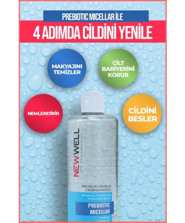 New Well Prebiotic Micellar-make-up Cleansing Water 400ml - Buy Online on GoSupps.com