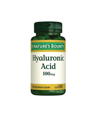 Natures Bounty Hyaluronic Acid 100 Mg Food Supplement 30 Capsules