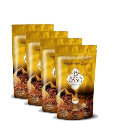 Osso 4-Piece Ottoman Coffee 200 Gr X 4 Packs