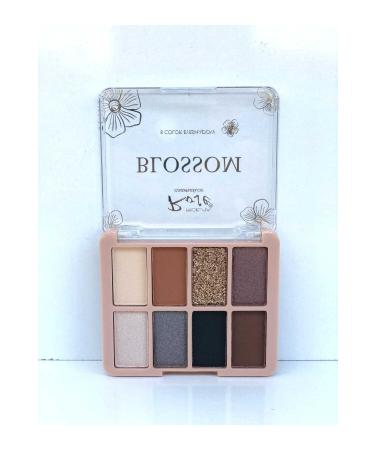 Roesia Rose Cosmetics Rose Blossom 8-Piece Eyeshadow Palette