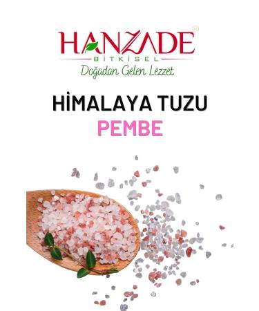 Hanzade Herbal Pink Himalayan Salt Granules 1 Kg X 3 Pieces - Buy Online on GoSupps.com