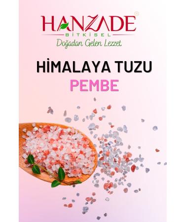 Hanzade Herbal Pink Himalayan Salt Granules 1 Kg X 3 Pieces - Buy Online on GoSupps.com