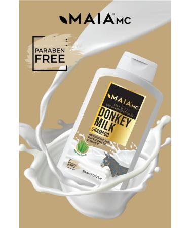 Maia mc Donkey Milk Hair Care Shampoo 400ml X 2 Pieces - Buy Online on GoSupps.com