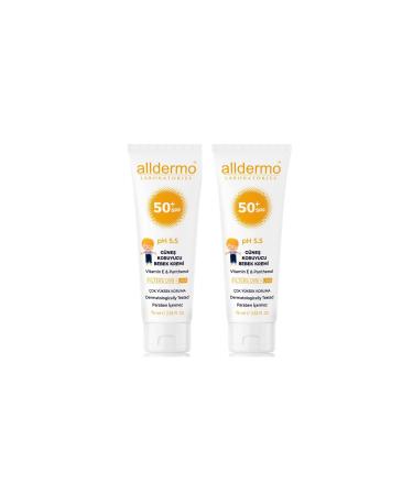 Alldermo Sunscreen Baby Cream Spf 50+ 75 Ml