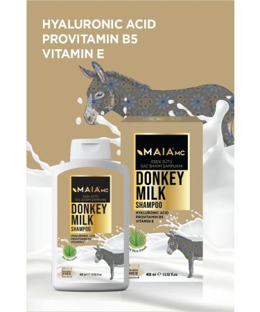 Maia mc Donkey Milk Hair Care Shampoo 400ml X 2 Pieces - Buy Online on GoSupps.com