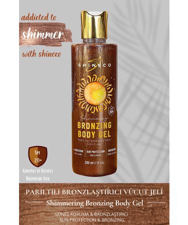 Shineco - Luminous Bronzing Body Gel (20 Spf Sun Protection) 200ml - Buy Online on GoSupps.com