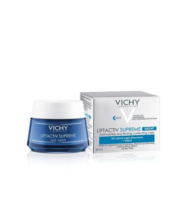 Vichy Liftactiv Supreme Night Anti-Wrinkle Firming Soothing Night Care Cream 50 ml - Buy Online on GoSupps.com
