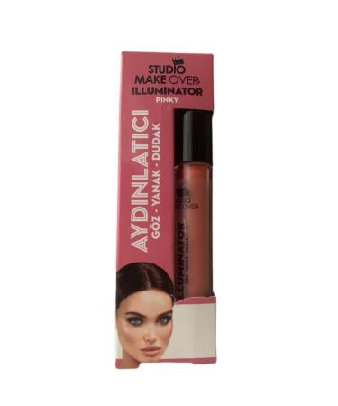 Makeover Make Over Illuminator 3-Pack Eye Cheek Lip Illuminator Pinky