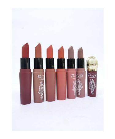 AILY COSMETICS Rose Singer 6-Piece Microphone Lipstick Series