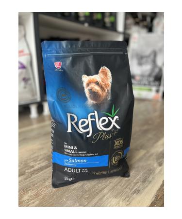 Reflex Plus 3kg Mini and Small Breed Adult Dog Food with Salmon