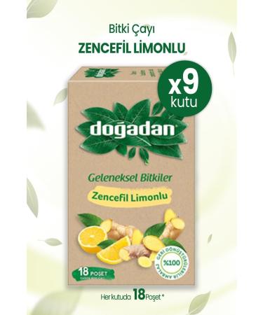 Do adan Ginger Lemon Herbal Tea 18 x 9 Pcs