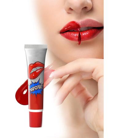 TechnoStation Peelable Lipstick Long Lasting Matte Red Lipstick -6