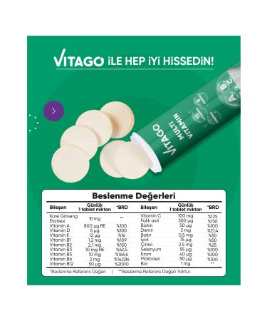 Vitago Vitamin Promultivit 20 Pack Effervescent Tablets - Buy Online on GoSupps.com