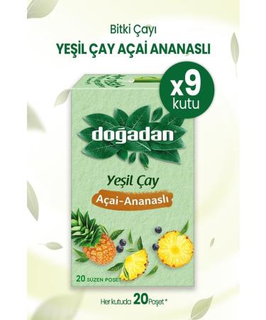 Do adan Green Tea A a Pineapple Cup Tea Bag X 9 Pieces