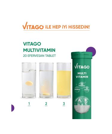 Vitago Vitamin Promultivit 20 Pack Effervescent Tablets - Buy Online on GoSupps.com