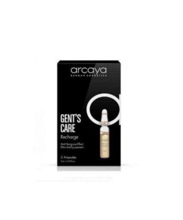Arcaya Gent's Care Men's Skin Care Moisturizing and Smoothing Ampoule 5x2ml.