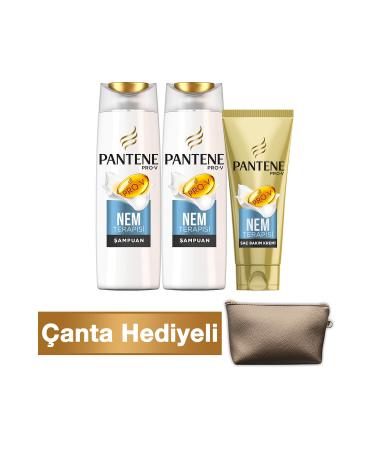 Pantene Moisture Therapy 2 x 550 ml Shampoo + 200 ml 3 Minute Miracle Conditioner