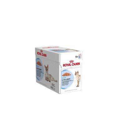 Royal Canin Ultra Light Gravy Weight Control Wet Cat Food 85 gr X 12 Pieces