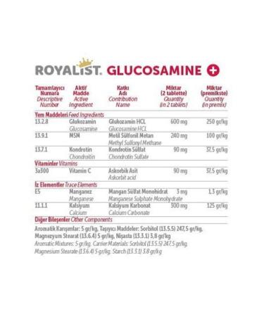 Royalist Glucosamine Hip and Joint Health Support Tablets for Dogs 75 Pieces - Buy Online on GoSupps.com