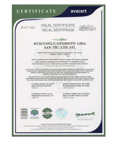 White Organic Organic Wheat Germ Organic Whole Wheat Flour Supplementary Food +8 Months 2-Piece Set Halal Certificate - Buy Online on GoSupps.com
