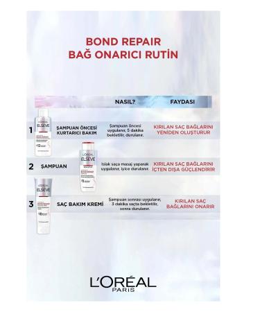 Elseve Bond Repair Hair Bond Strengthening Shampoo 200ml & Hair Cream 150ml & Serum 200ml Set of 3 - Buy Online on GoSupps.com