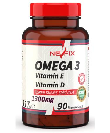 Nevfix Omega 3 Fish Oil 1300 Mg 90 Softgels